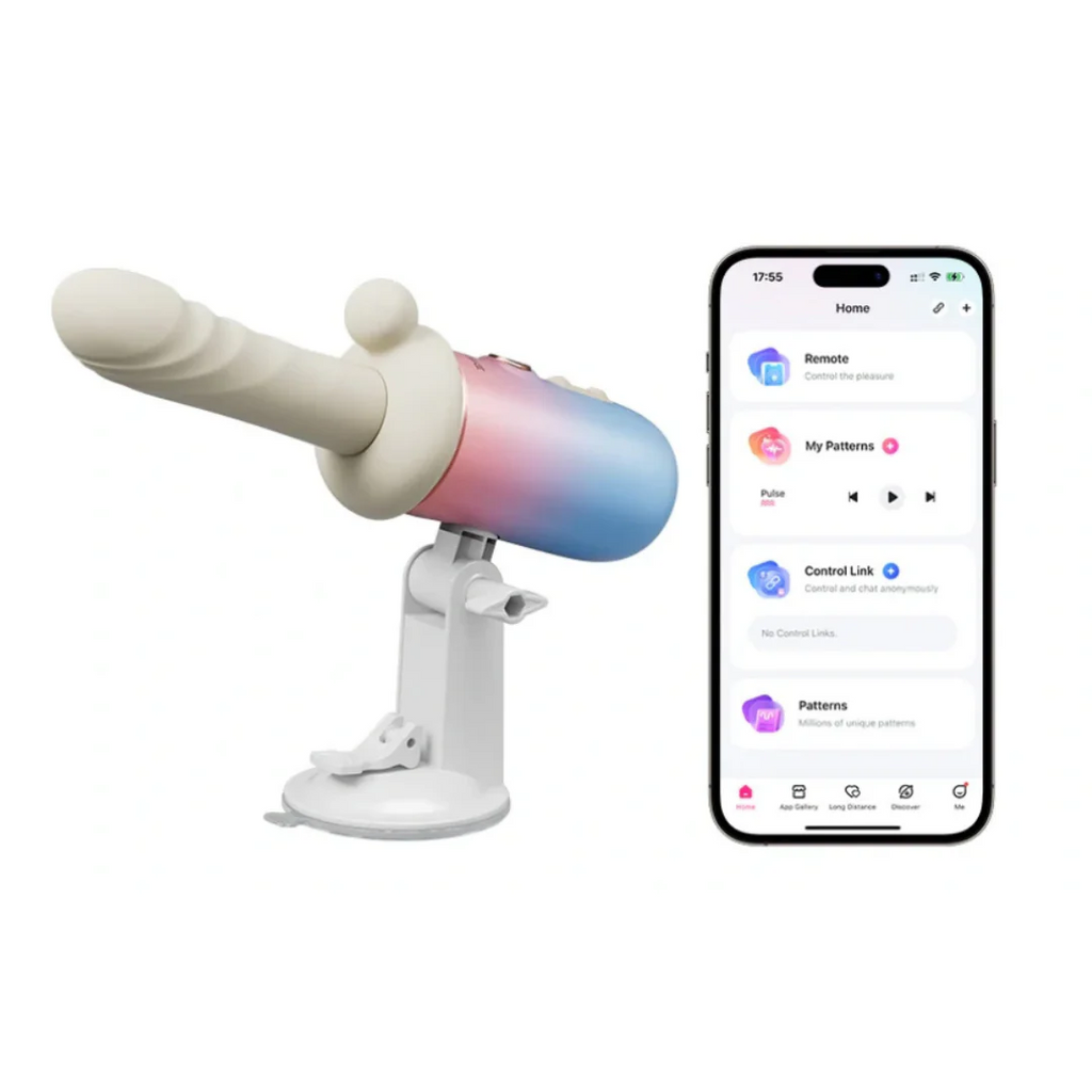 Lovense Spinel app-controlled thrusting & vibrating dildo
