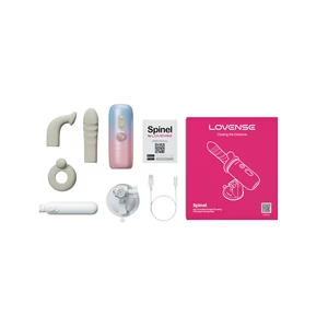 Lovense Spinel app-controlled thrusting & vibrating dildo