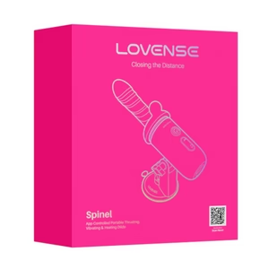 Lovense Spinel app-controlled thrusting & vibrating dildo