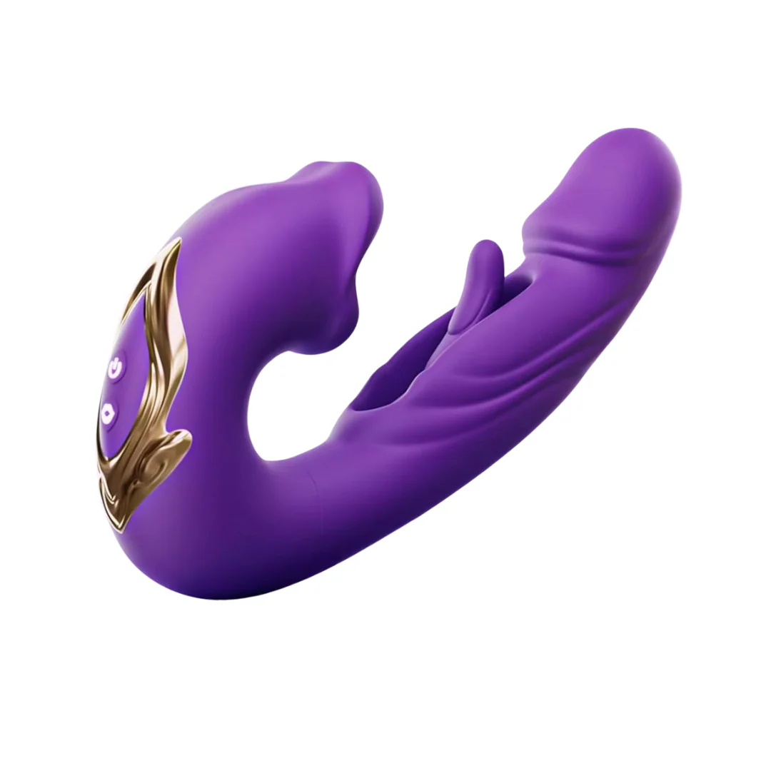 Eros Muncher Dual Vibrator with Flapping and Licking Stimulation