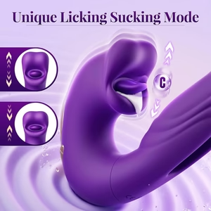 Eros Muncher Dual Vibrator with Flapping and Licking Stimulation