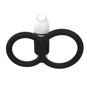 Eros Cock & ball Ring with Bullet Vibrator Silicone