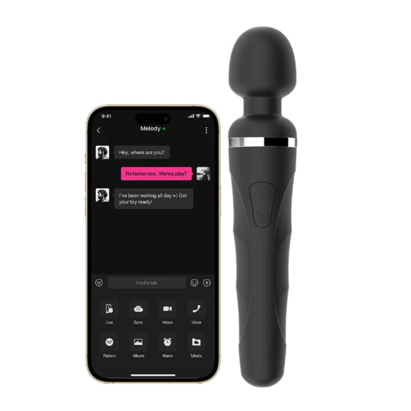 Lovense Domi 2 blue tooth app controlled mini wand vibrator