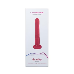Lovense Gravity Bluetooth app-controlled thrusting & vibrating dildo