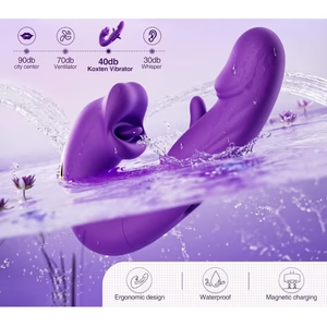 Eros Muncher Dual Vibrator with Flapping and Licking Stimulation