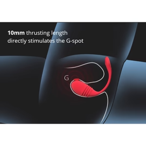 Lovense Vulse app-controlled thrusting egg vibrator