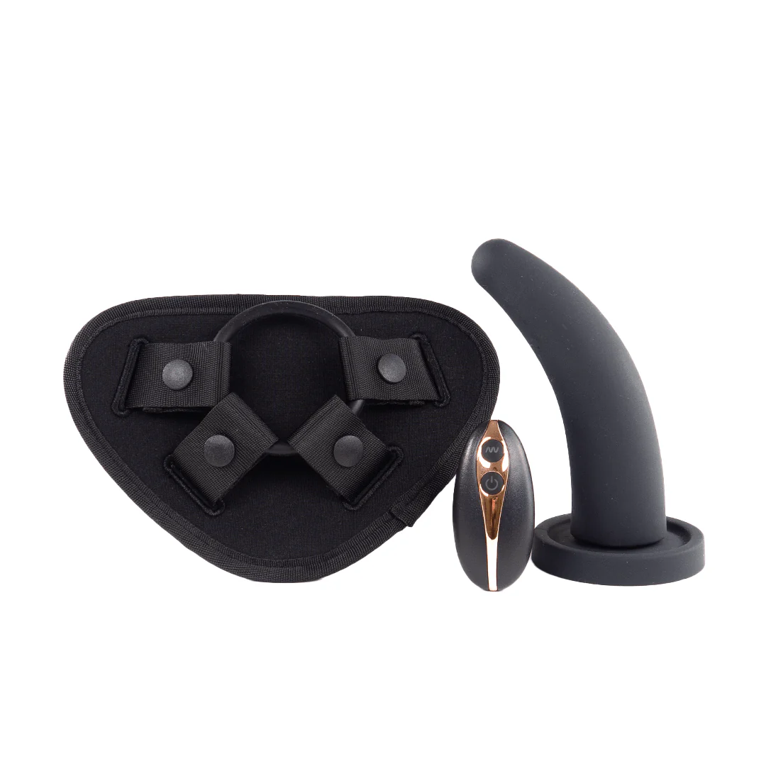Eros Kratos Strap-On Harness Remote Controlled Vibrator