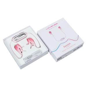 Lovense Gemini app-controlled vibrating nipple clamps
