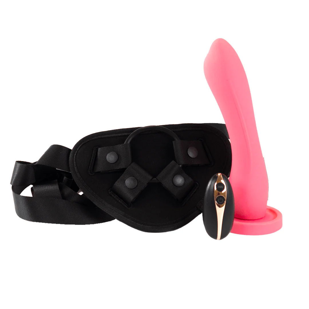 Eros Cleopatra Remote Controlled Strap-On Harness With Vibrator