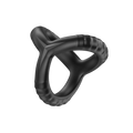 Eros Triad Silicone Cock Ring with Triple Halo Design