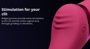 Lovense Lapis blue tooth app controlled vibrating strapless strap on
