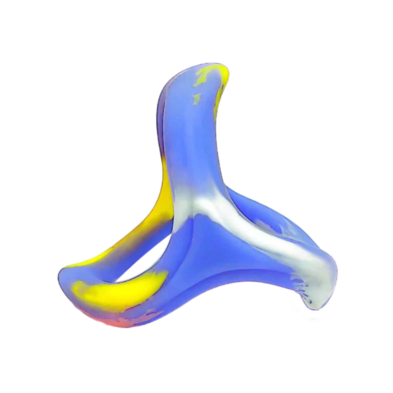 Eros Colourful Silicone Triad Cock & Ball Ring