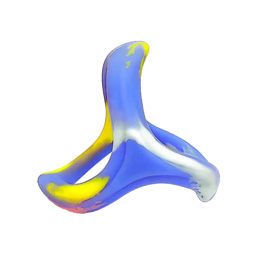 Eros Colourful Silicone Triad Cock & Ball Ring